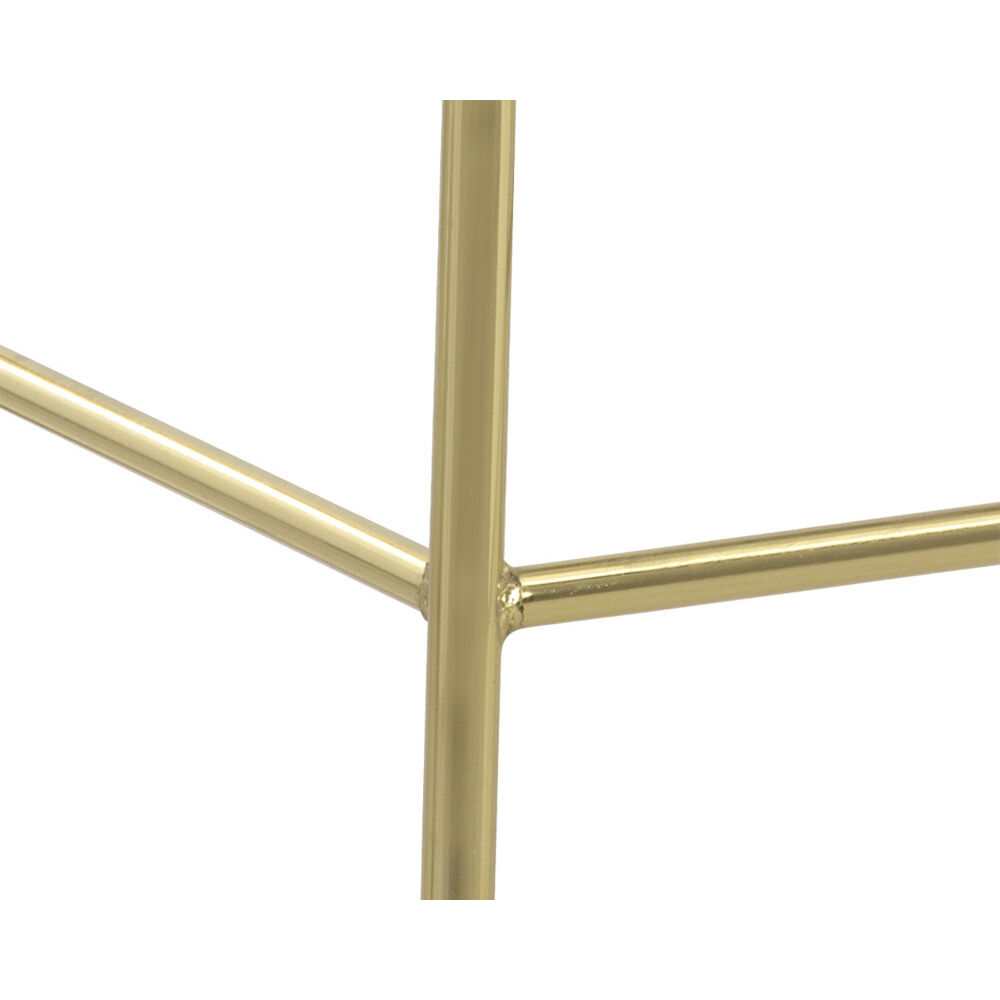 Ria 34.75 inch Clear / Gold Counter Stool